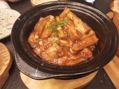 咸鱼鸡粒茄子煲咸鲜下饭-潮堂 · 潮州菜(国贸商城店)