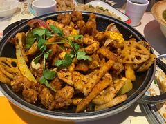 干锅牛蛙-渝蛙馆(新百店)