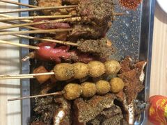炸牛肉串-清真王强炸串