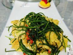 沙葱炒鸡蛋-三江源美食城