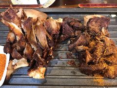 牛排羊腿拼-烤肉季饭庄