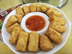 招牌山水豆腐-台山美食一绝阿四台山黄鳝饭(阿四创作店)