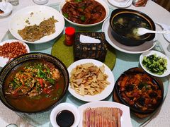 -胡老三家土菜馆·老店地方特色菜·招牌茅山地锅老鹅