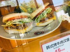 韩式烤牛肉汉堡-漫咖啡MAANCOFFEE(清江路店)