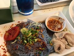 -蝶豆花蓝面条