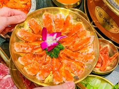 浇汁猪颈肉-闻老头·菊花炭烤肉(佛山首店)
