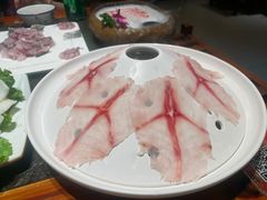 -景明轩•养生酸汤鱼火锅 云贵鲜菌 现舂野果酸汤(王寨小区店)