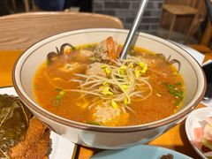 番茄豆芽圆子汤-永乐饭店