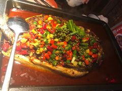 -探鱼·鲜青椒爽麻烤鱼(天河优托邦店)
