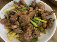酸豆角焖鸭-虾王农家乐(鼎湖店)