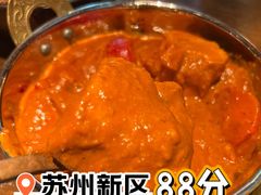 珍珠葱烩鸡肉咖喱-甘尼仕印度餐厅酒吧(斜塘老街店)