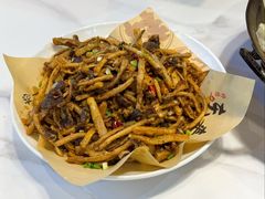 干煸茶树菇-东来土菜馆(民祥园路店)