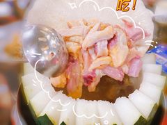 鲍鱼鸡冬瓜盅-尚竹阁冬瓜盅·18年地标美食(平洲店)
