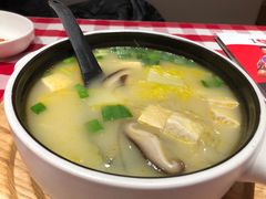 鸡汤小白菜煮榆林豆腐-西贝(宁波天一国购店)