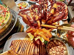 -草家酱蟹炭火烤肉店(珲春南路一店)