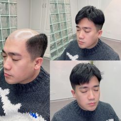 -型男帮男士假发补发·佩戴式发型