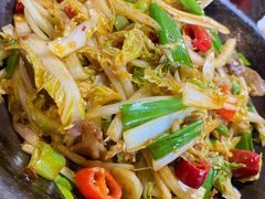 干锅娃娃菜-闻道食府烙饼卷带鱼(原车耳营店原大觉寺店)