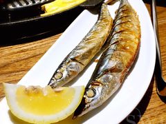 烤秋刀鱼-釜山火炉韩式炭火烤肉(欧洲城店)