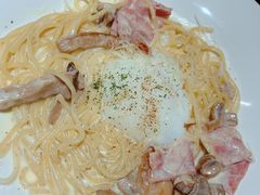 奶油蛋汁意面-TAMATI(巴黎贝甜韩式西餐厅店)