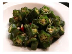 葱油秋葵-惠宾楼老菜馆