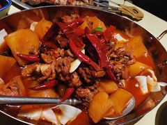 沙湾原始大盘鸡-丝路金桃·新疆菜(徐汇店)