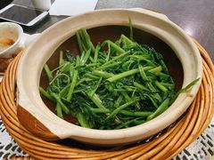 啫啫虾酱空心菜-熠盛粤味(永康路店)