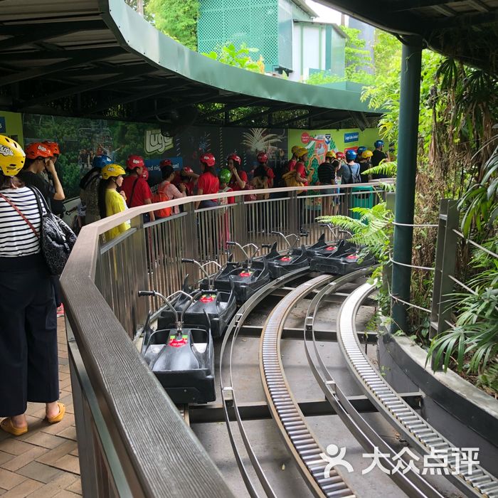 圣淘沙天际线斜坡滑车图片-北京游乐场-大众点评网