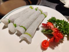 竹笙虾卷-大匠工房古船木艺术餐厅·猪肚鸡专门店(长白仙岛店)