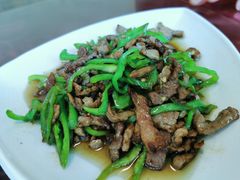 尖椒牛肉丝-雁荡农庄
