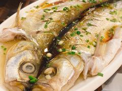 太湖清蒸白鱼-呼吸森林·生态农庄农家乐私房菜