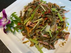 皮豇豆炒肉丝-东哥紫阳蒸盆子(旺座·现代城店)