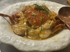 青蟹蟹粉拌面-十面欢腾·海鲜面·台式Bistro(长乐路店)