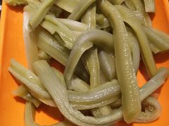 爽脆贡菜。-古乐牛香·鲜牛肉牛杂火锅(解放东路店)