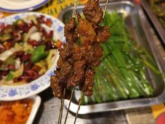 秦川黄牛招牌烤肉筋-叁宝烧烤 西安烧烤 领跑品牌(学府路店)