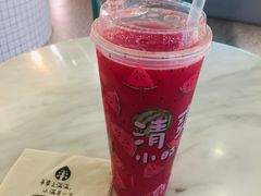 够爽西瓜果粒西瓜汁-果之满满鲜榨果汁(美罗城店)