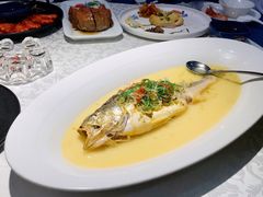 雪菜蒸野生大黄鱼-麟1929(外滩店)