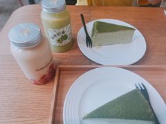-36抹茶·千层与鲜果茶(欢乐海岸店)