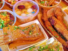 烤苕皮-八一路好吃街