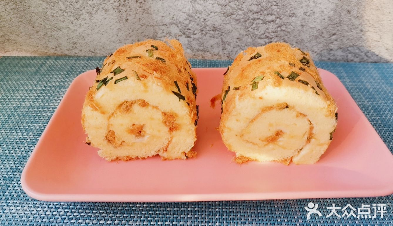 香葱肉松蛋糕卷