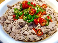 鲜藤椒煮肥牛-一轩饺子馆(丽都店)