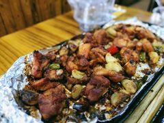 铁盘鸡块-老东镇啤酒屋海鲜加工·蒸汽海鲜·海鲜烧烤(台东店)