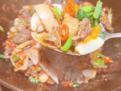 现炒黄牛肉-小隐人家(乐松店)