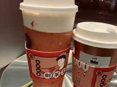 草莓桃子酪酪-LELECHA乐乐茶(新街口大洋店)