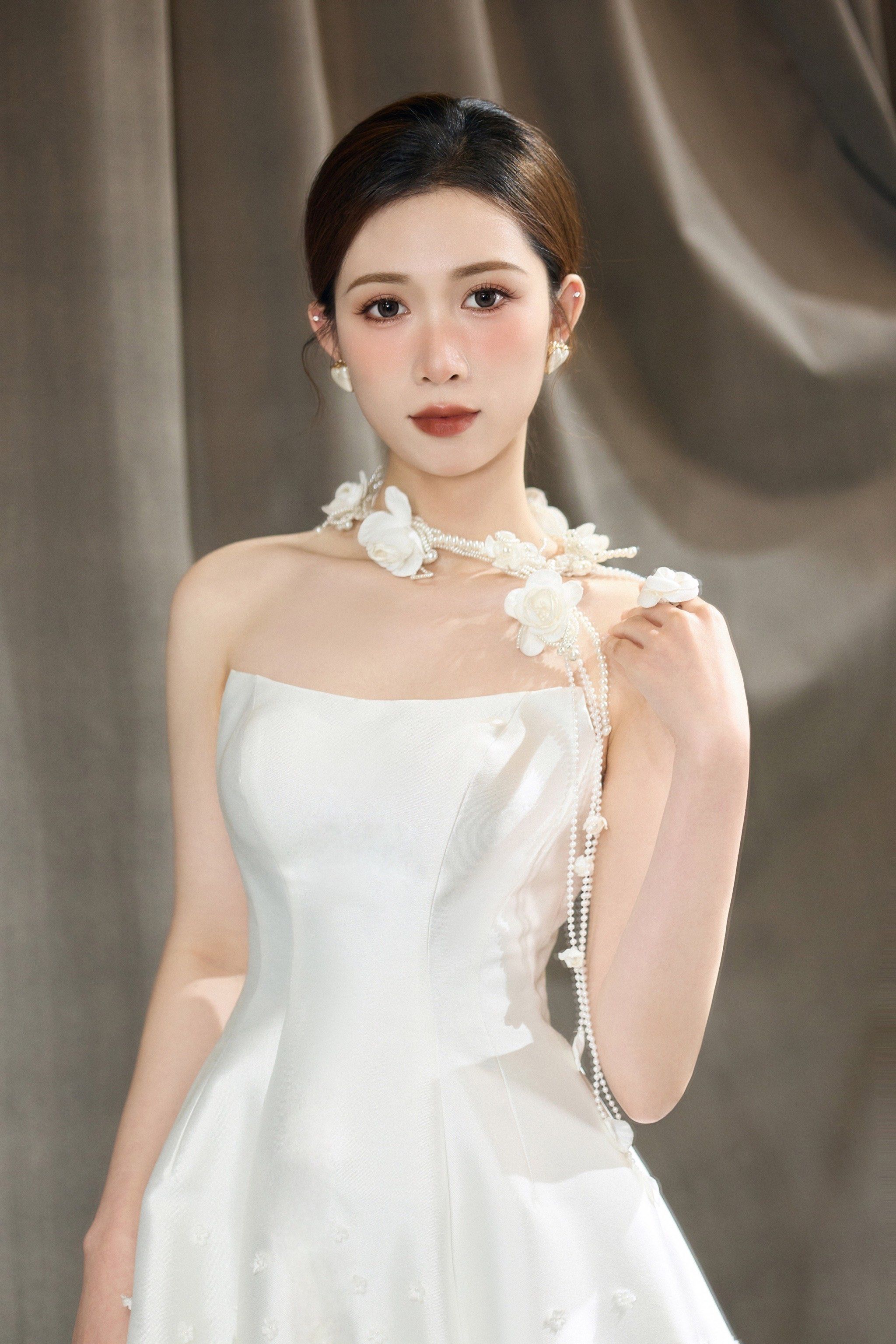 新娘白纱造型~乐清化妆师