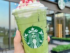 爱恋白桃抹茶星冰乐-星巴克(上海南站店)