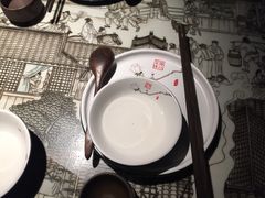 餐具摆设-绿茶餐厅(昆明世纪金源店)