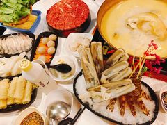 -鲜入围煮花胶鸡海鲜火锅