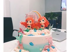 -咖咖熊蛋糕定制·蓝风车动物奶油