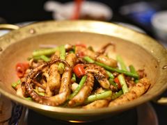 爆炒鱿鱼须-老头儿油爆虾·知味杭州(爱琴海购物中心)