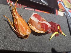 牡丹虾配火腿-1218 GRILL 主厨